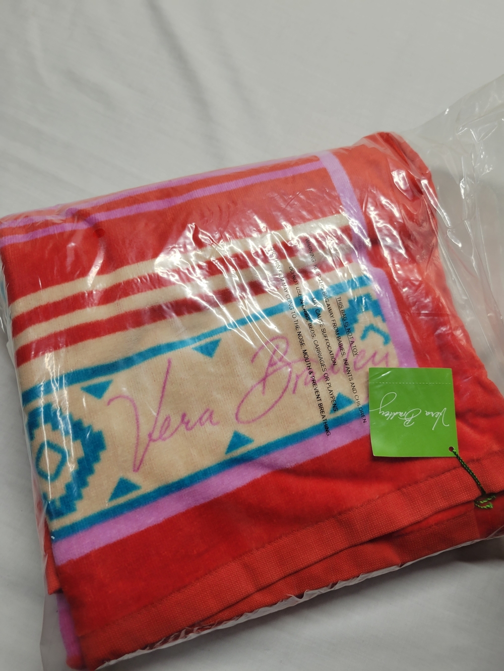 Vera Bradley Red Multicolor Patterned Serape Paradise New